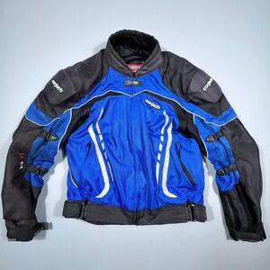 Cortech GX Sport Air 3.0 Mesh Motorcycle Jacket Blue Black Men's Medium